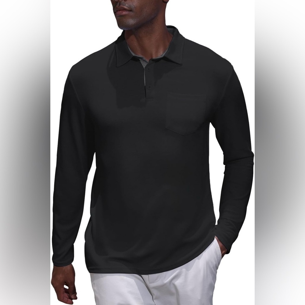 UniClau Mens Long Sleeve Classic Shirt Classic Button Basic Shirt Size 3X